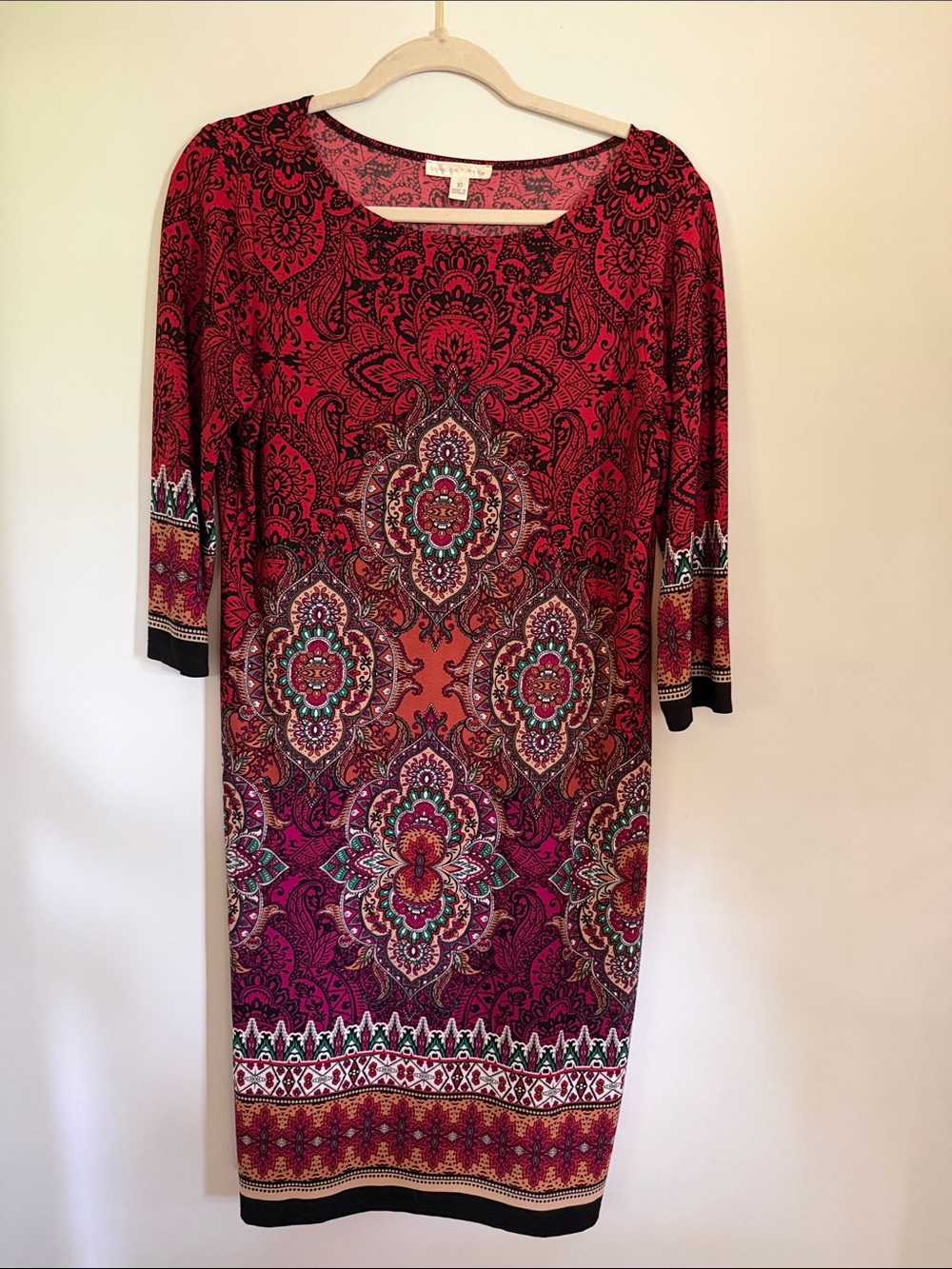 London Times printed dress sz 10